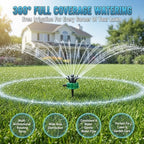 360°Coverage Precision Garden Irrigation Sprinkler, Adjustable Water Saving System Heavy Duty Spike Base, multidirectional lawn sprinkler Stable Rotating Water with Wide Coverage for Yard (3 PCS) - Image 7