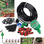 Self Watering Drip Irrigation System Automatic Timer 20m Micro Garden Hose Kit for Plants Greenhouse Patio Atrium Plastic 65.6ft Long - Image 7