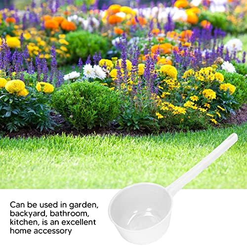 Plastic Water Scoop with Long Handle, Large Capacity, PE Material, Model 1506-1, for Garden, Bathroom, Kitchen, Washing Food, Baby Shower, Bathing, Watering Flowers (White) - Image 6