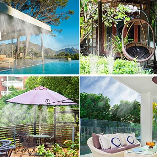 Drip Irrigation System, 100FT Drip Irrigation Kit for Garden - 50FT Main & 50FT Branch Tubing, Adjustable Nozzles for Drip or Mist Cooling, Irrigation System for Garden, Lawn, Patio, Raised Bed - Image 2