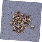 SUPVOX 60 Pcs Brass Misting Nozzle Sprayer Misting System Nozzles Mister Hose Misting Nozzles Hose Nozzle Shine Valve Mister Nozzle Windscreen Rivets Jet Nozzle Sewer Misting Sprinkler - Image 6