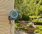 Gardena 18600 50 Foot Wall Mounted Retractable Hose Reel, 50 ft, Standard, Turquoise - Image 6