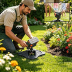 Adjustable Oscillating Sprinkler, Wide Coverage Lawn Sprinkler with Flow Control, 4 Spray Patterns, Dual Filtration, Metal Hose Connector for Yard Garden Grass (2set) 2 - Image 3