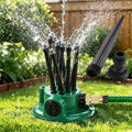 360° Coverage Precision Garden Irrigation Sprinkler, Automatic Multi Heads Sprinkler with Flexible Nozzles, 360 Degree Garden Automatic Multi Sprinkler for Yard Large Area (4pcs) by GDSAFS