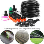 49.2ft Greenhouse Micro Drip Irrigation Kit Automatic Watering System Plant Garden Watering System with Quick Connector, 19 Tee Joints, 20 Nozzles - Image 3