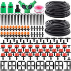 30m Adjustable Automatic Drip Micro DIY Irrigation Kit Plant Water Saving System,Heavy Duty Tube Watering Kit for Patio,Lawn,Garden,Greenhouse,Flower Bed by Unknown