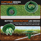10Pack Sprinkler Head Protector, Cuttable Design, ABS Plash Guard - Image 2