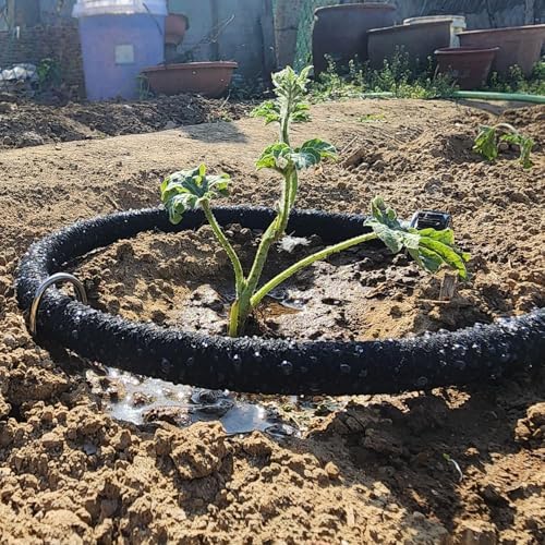 Atlantic Short Soaker Hose 15 FT x1/2" Garden Soaker Hose, Water Seeper Hoses for Foundation Watering, Garden Beds, Garden, Lawn and Plants-Solid Brass Connectors - Image 5