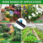 Drip Emitter 150 Pieces Irrigation Drip Emitter Garden Flag Dripper Trees and Shrubs(ColorC) - Image 6