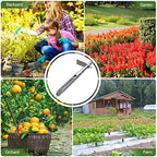 Soil Probe 40 Inch with 2 Bags, Soil Sample Probe with Ejector for Lawn House Plants, T-Handle Soil Sampler Probe Rod with Pedal, Stainless Steel Soil Test Kits Tool for Soil Sampling - Image 2