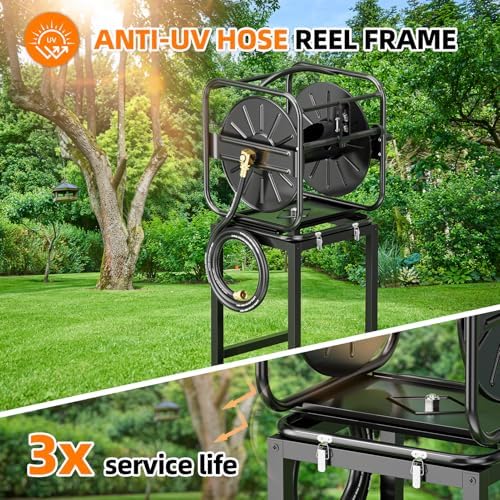 SPECILITE Garden Water Hose Reel, 100-200FT Capacity for Yard, Farm & Ranch - Image 6