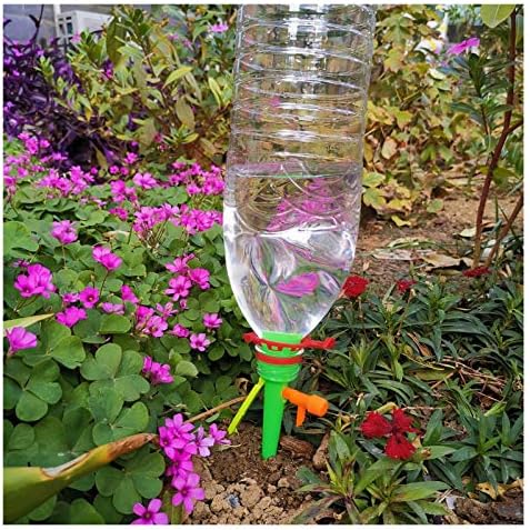 Garden Lawn Sprinkler Irrigation System 5 PCS Garden Potted Plants and Flowers Automatic Watering Device Irrigation Dripper Plastic Adjustable Nozzle with Bracket (Color : 15mm) - Image 2