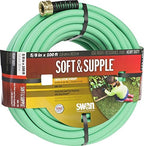 Swan Products SNSS58100 Soft & Supple Easy Coil Water Hose with Crush Proof Couplings 100' x 5/8", Green - Image 6