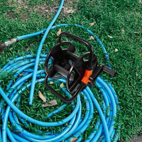 Toddmomy Freestanding Water Hose Storage Rack Compact Versatile Hose Reel Holder for Outdoor Garden Use Smooth Finish for Humid Conditions - Image 5