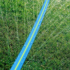 Winisok Upgrade Flat Sprinkler Soaker Hose for Garden 75FT, Heavy Duty 3-Tube Lawn Irrigation Hose with Landscape Stakes, No-Kink Flexible Watering Hose for Yard, Plants - Image 2