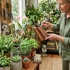 Indoor Plant Watering Can, 900ml Bronze - Image 6