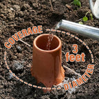 68 oz Large Olla Terracotta Self Watering Pot,Teardrop - Image 4