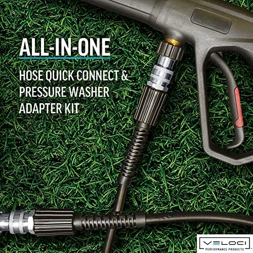 MTM Hydro Stainless Steel Pressure Washer 7-Piece Hose Adapter Kit for use with Foam Cannons, Pressure Washers and Hoses Commercial Grade - Image 5
