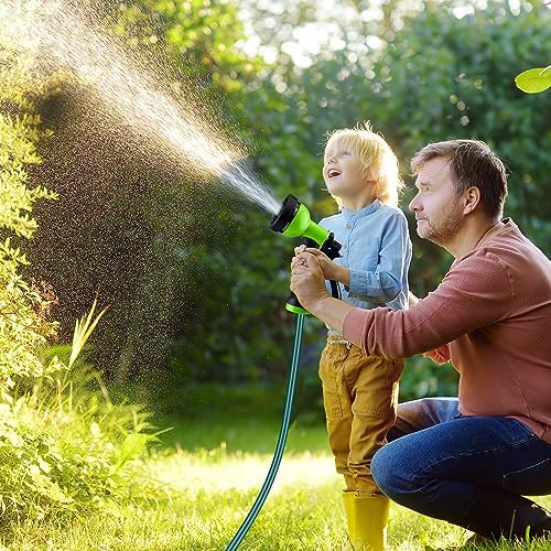 Pangda Expandable Coil Garden Hose 50 Ft with Spray Nozzle, Green - Image 6