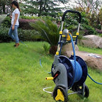 Garden Hose Holder Hose cart with up to 50m/164Feet Capacity for 1/2inch Hose, Particularly Stable, with a Comfortable Hose Guide in a Robust Frame Hose Reel Cart - Image 4