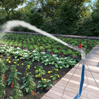 2'' Agriculture Irrigation Spray Gun Sprinkler Large-Area Irrigation Spray Gun Garden Farm Watering Sprinkler 360° Adjustable Watering for Farms, Orchards, Tea Gardens, Forestry - Image 6