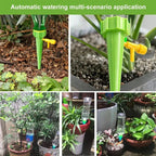 6-24pcs Auto Adjustable Drip Spike Water Bottle Irrigation System Self Dripper Automatic Device Indoor Plant(Green-12Pcs) - Image 4