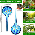 16 Pcs Plant Watering Devices 150ml Small Self Watering Globes for Indoor and Outdoor Planter Insert Multicolored Automatic Glass Watering Globes for Plants Everyday Use, 5 Day Irrigation - Image 2