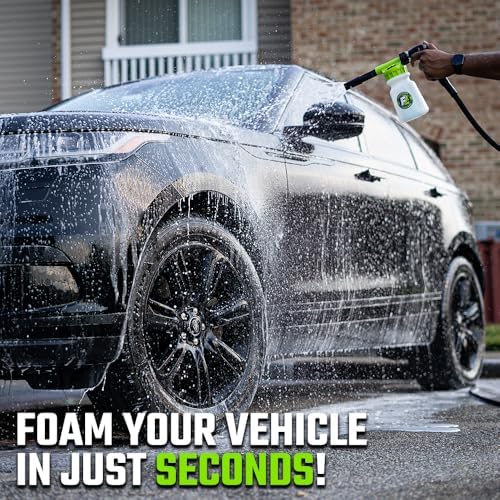 ExoForma Foam Sprayer - Creates Thick Suds, Connects to Any Garden Hose, Foam Cannon Provides Scratch Free Finish, Easy to Use Foam Gun for Car Washing & Detailing - Image 2