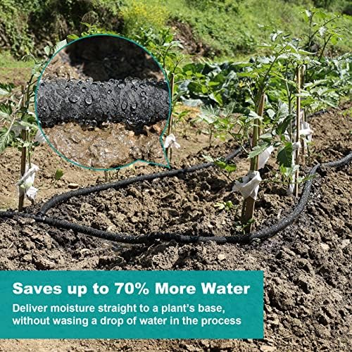 1/2 Inch 150 FT Soaker Hose for Lawn Yard Garden Landscaping - Image 3