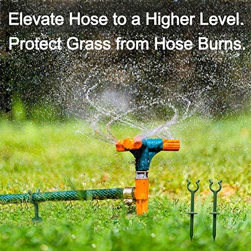 Garden Hose Holder Stake Set of 36 - Durable Plastic fits 5/8 inch Hose Guides for Lawn,Yard & Plant Care, Soaker Hose Support, Kink-Free Watering (Fits 5/8” Hoses) - Image 2