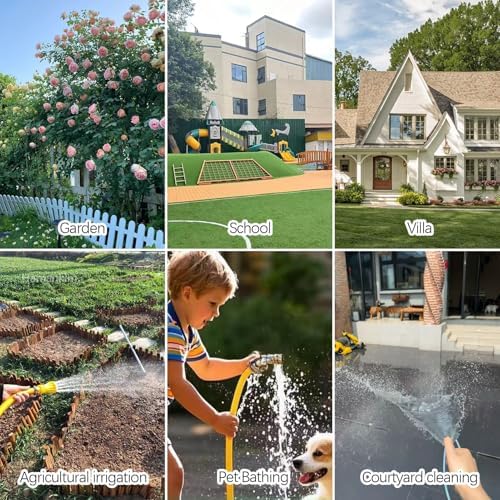 Stainless Steel Outdoor Water Spigot, Black Garden Water Column Floor Mount Water Tap for Lawn Irrigation Patio Yard Use, Decorative Water Feature Fountain Faucet Post(Height: 95cm/37.4in) - Image 6