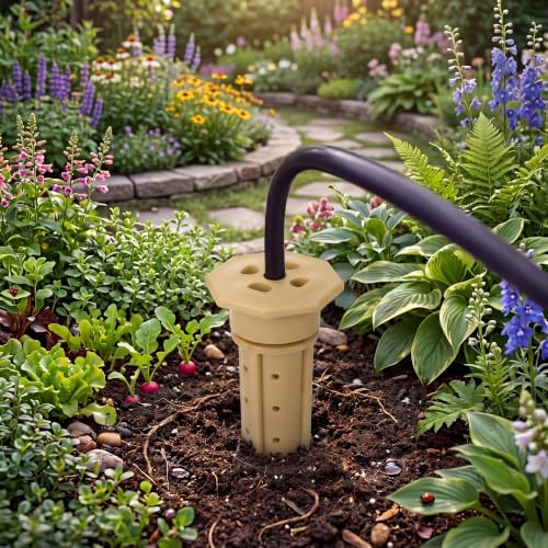 Briwooody 15 Pack 8 Inch Deep Watering Stakes, ABS Root Irrigation Spike - Image 2