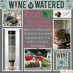 Adapters- Set of 5- Turns Your Wine Bottle Into a Plant Waterer! - Image 3