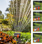 GARDENA 20575 | Up to 2300 sq ft - ZoomMaxx Adjustable Oscillating Sprinkler on Metal Step Spike with US Hose Threads for Watering Large Area Lawn, Yard and Garden. Quick Connect Included. - Image 3