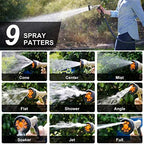 Garden Hose Nozzle Sprayer Gun, 9 Adjustable Watering Patterns, Heavy Duty Metal High Pressure Water Gun, Comfort Grip Gardening Watering Tool for Car Washing, Watering Lawn, Pet Shower, Road Cleaning - Image 6