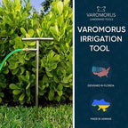 Varomorus Stainless Steel Deep Root Feeder for Tree Watering Spike Tool Irrigation for Outdoor Plants System Wand T-Handle One-Piece - Image 2