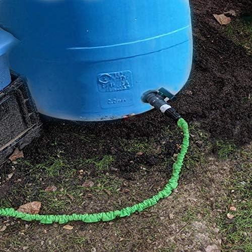Rain Barrel Spigot Kit with Hole Saw 4 Pcs PVC Bulkhead Fitting, Ball Valve, Garden Hose Male Threaded Adapter, Barb Adapter, Thread Seal Tape (3/4 Inch) - Image 6