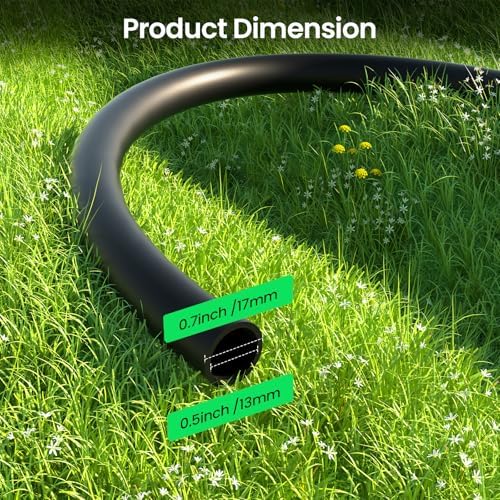MIXC 100FT 1/2" Irrigation Tubing, 0.7" OD x 0.5" ID Mainline Hose - Image 2