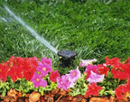 Rain Bird LG-3 Low Gallonage Pop-up Impact Lawn Sprinkler, Adjustable 20° - 360° Pattern, 26' - 41' Spray Distance, Black (Pack of 2) - Image 4