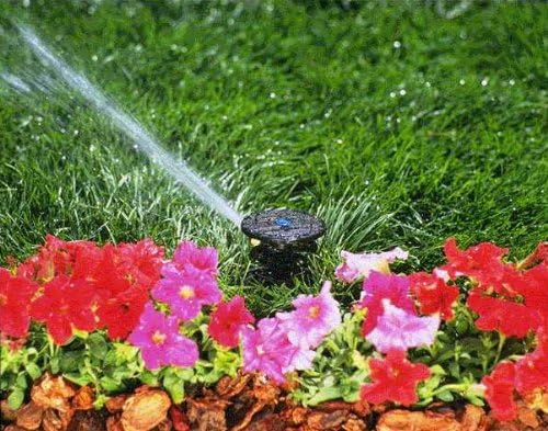 Rain Bird LG-3 Low Gallonage Pop-up Impact Lawn Sprinkler, Adjustable 20° - 360° Pattern, 26' - 41' Spray Distance, Black (Pack of 2) - Image 4