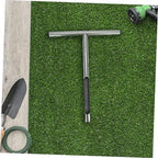 Handle Soil Sampler Probe Durable Stainless Steel Soil Sampling Tool for Gardening and Lawn Maintenance Easy to Clean Skid Design - Image 3
