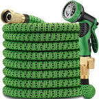 50 ft Expandable Garden Hose-2026 Newly Upgraded Expanding Garden Hoses with 10 Function Spray Nozzle, Extra Strength Fabric, Leak-Proof, Lightweight, Kink-Free Flexible Retractable Hose(Green Black) by Unknown