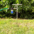 Varomorus Stainless Steel Deep Root Feeder for Tree Watering Spike Tool Irrigation for Outdoor Plants System Wand T-Handle One-Piece with Filter - Image 2