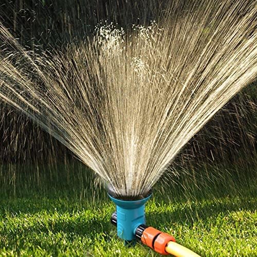 Lawn Garden Sprinkler Lawn Sprinkler Above Ground Garden Sprinkler System 9 Spray Patterns High Pressure Water Sprayer Irrigation for Patio Yard Park - Image 2
