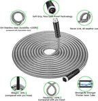 Metal Garden Hose 50FT, Stainless Steel 304 Heavy Duty Water Hose With 10 Function Nozzle, No-Tangle No-Kink, Tough Flexible, Durable and Lightweight, Rust Proof outdoor hose for Yard, Outdoor, RV - Image 3