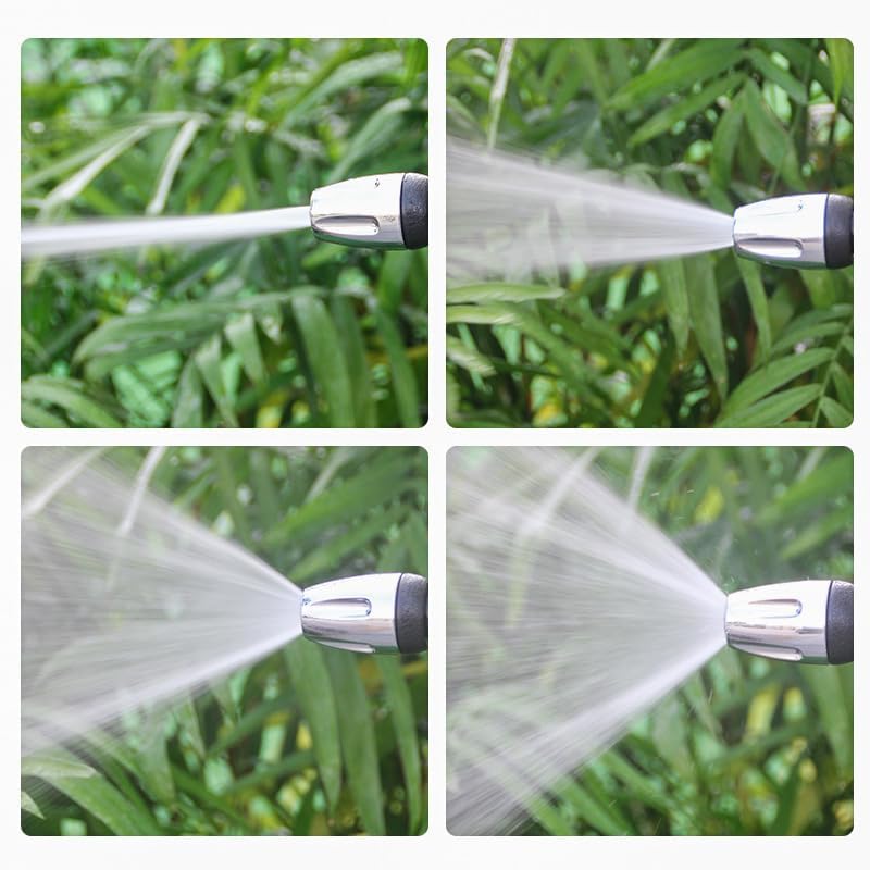 Pressure Washer Nozzle Original New & Improved,Adjustable High Pressure Hose Nozzle with 360° Rotating, Outdoor Cleaning Tool For Garden Hose Car Washing (T8+ kettle + 34ft telescopic hose) - Image 2