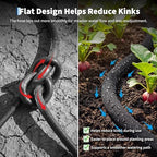 Garvee Flat Soaker Hose 100FT (2 * 50FT), Linkable Garden Irrigation Hose - Image 7