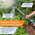 9-Pattern 36-inch Watering Wand 600004, 270° Pivot Head, Heavy-Duty Hose End Sprayer w/Lever Control for Fruit Trees, Yard Work, & Car Cleaning, Fits Outdoor Garden Hoses, by New England Garden Tools - Image 5