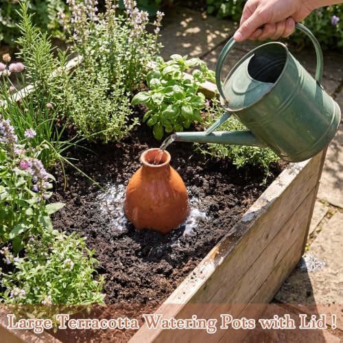 68 oz Large Olla Terracotta Self Watering Pot,Oval - Image 7