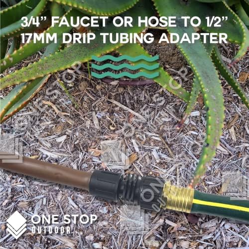 USA Made - Premium Drip Tape Irrigation Tubing Female Hose Swivel, 100 Pack (5/8" or .625" - .645") Universal Perma-Loc Connector Barbed Locking Fitting - Fits All Brands 16mm Drip Tape AG Tubing - Image 2